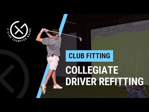 COLLEGIATE DRIVER REFITTING // HOW TO REDUCE SPIN