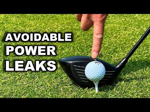 You will Never Hit Driver Straight OR Long unless you Stop Doing This!
