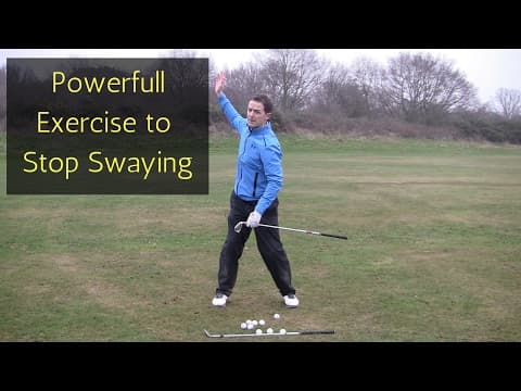 STOP SWAYING OR SLIDING IN THE GOLF SWING