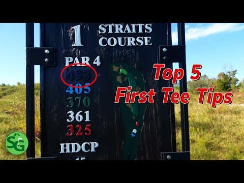 Top Tips to Handle the First Tee Nerves