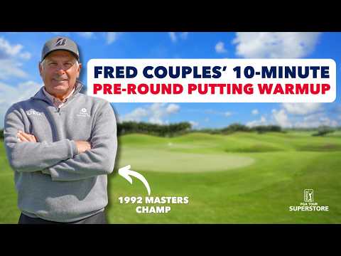 How Masters Winner Fred Couples Warms Up on the Green