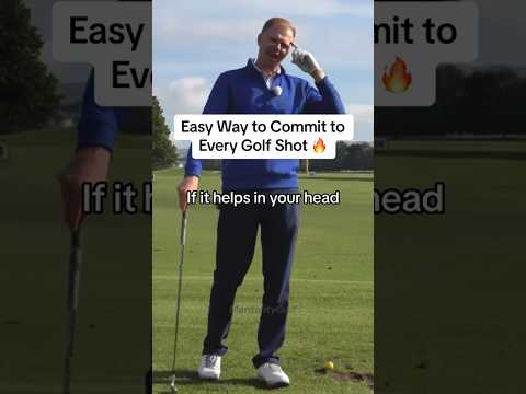 Easy Way to Commit to Every Golf Shot 🔥 #golftips #golfswing #mentalgolf