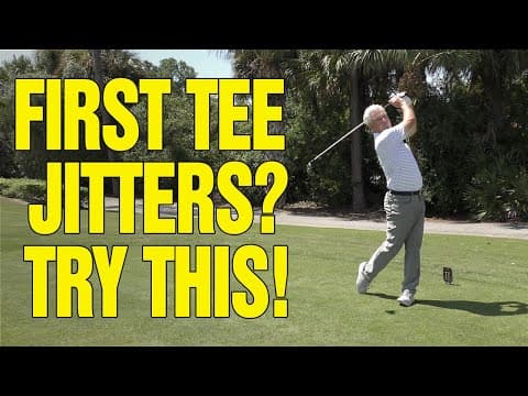 AN EASY TECHNIQUE TO CALM FIRST TEE NERVES (REALLY WORKS)!!